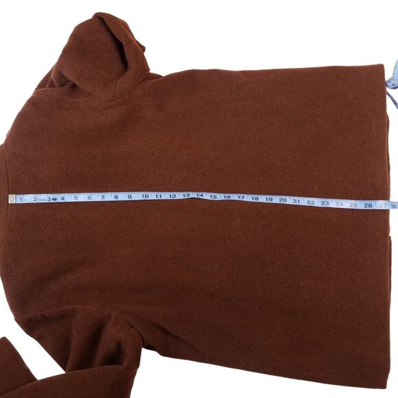 Eileen Fisher Wool Jacket Coat SZ Medium Brown Zip Front - Picture 5 of 6